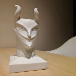 Jonathan Adler Devil Match Holder Striker White Ceramic Sculpture Matchstick